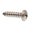 Prime-Line Sheet Metal Screw Self-Tap Pan Head Phil Drive #14 X 1in 18-8 Stainless Steel 25PK 9021296